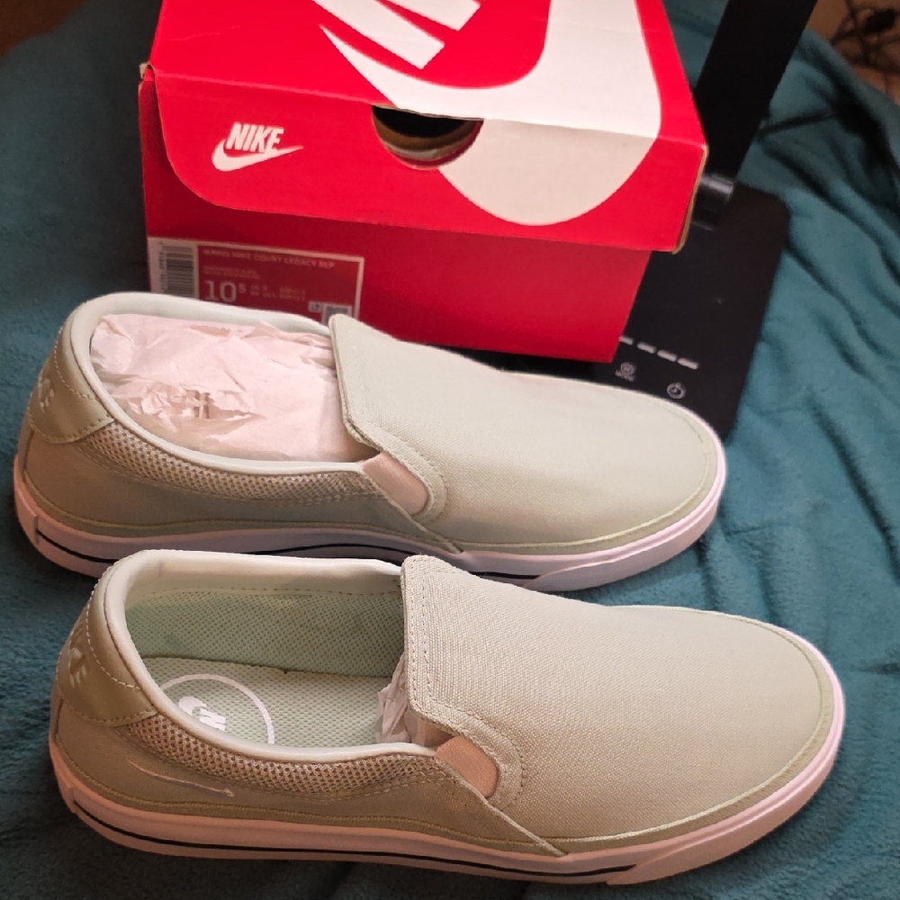 Nike Mint Green Slip-On Shoes